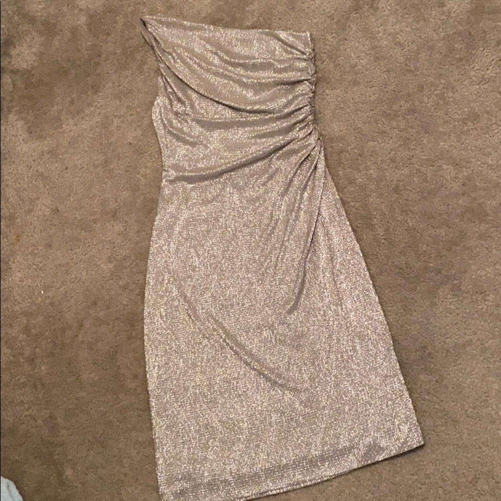 Gold dress